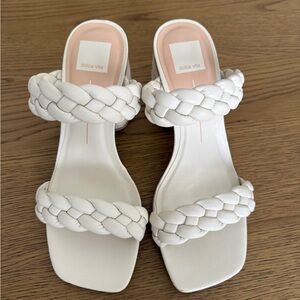 Dolce Vita Women's Cream Braided Sandals
